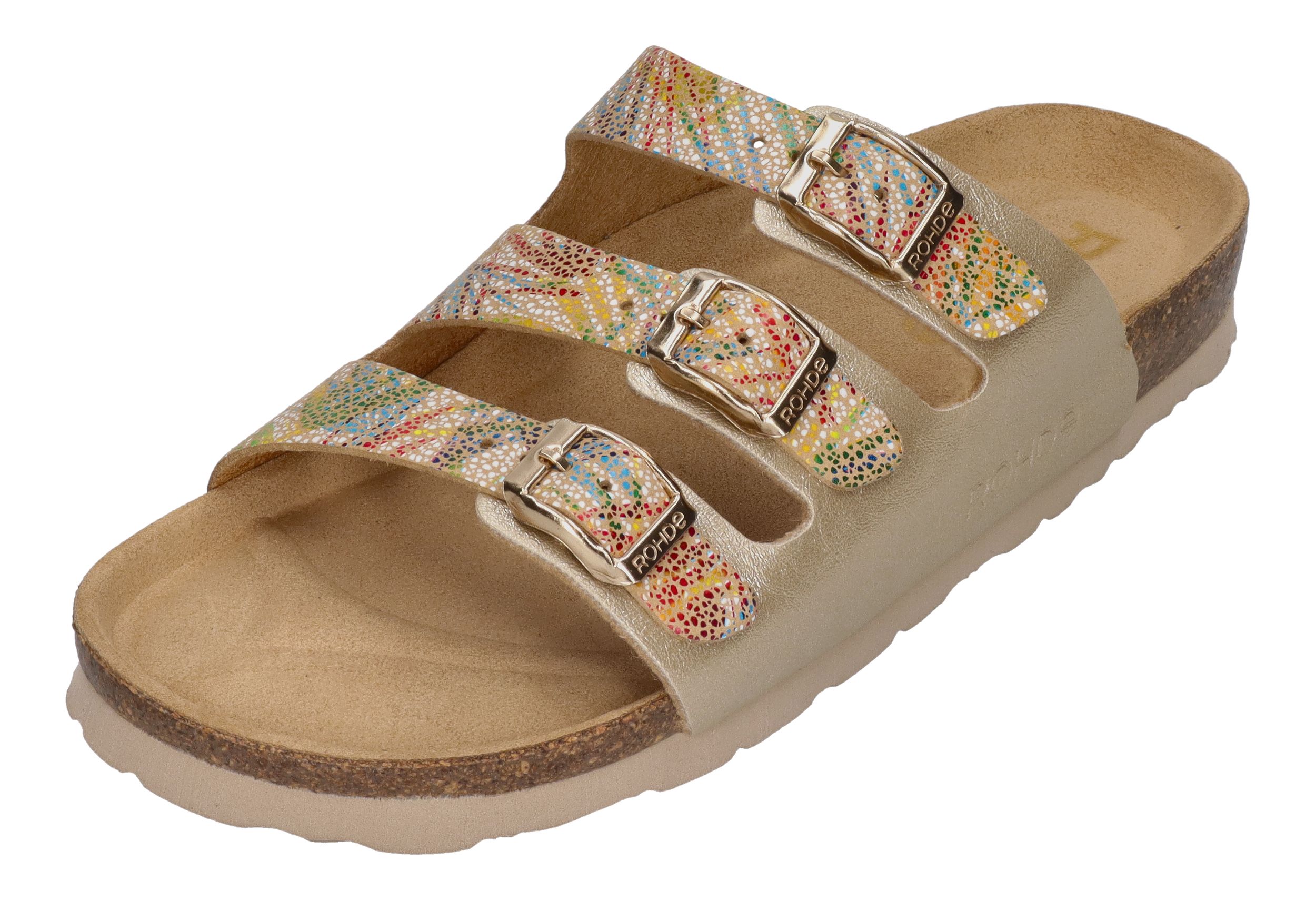 ROHDE Damenschuhe - Pantoletten ALBA 5625 - natur