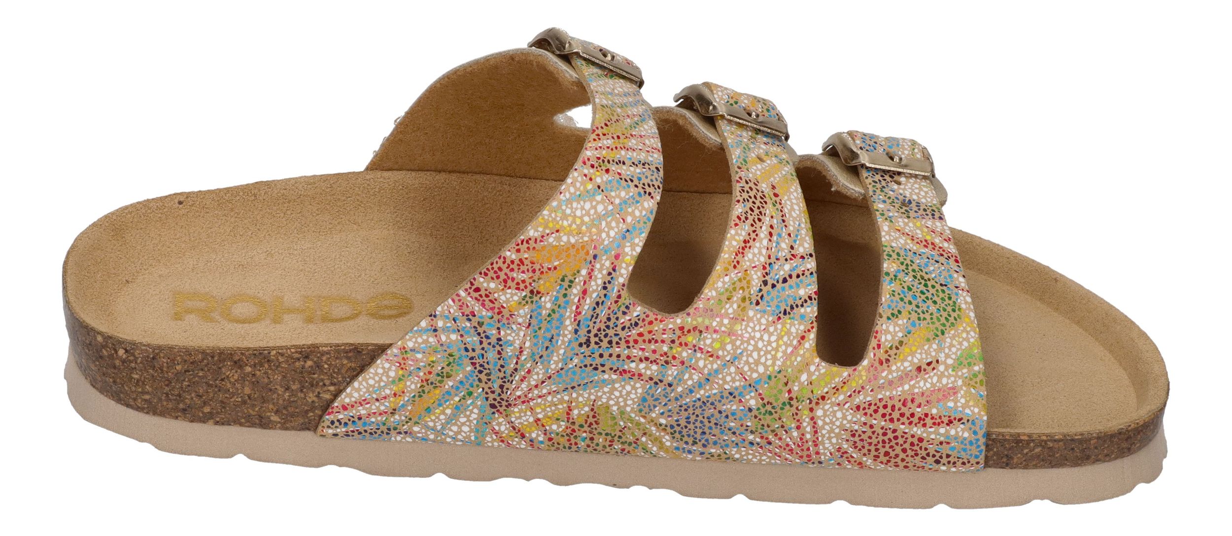ROHDE Damenschuhe - Pantoletten ALBA 5625 - natur