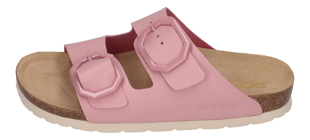 ROHDE Damenschuhe - Pantoletten ALBA - 5640 altrosa