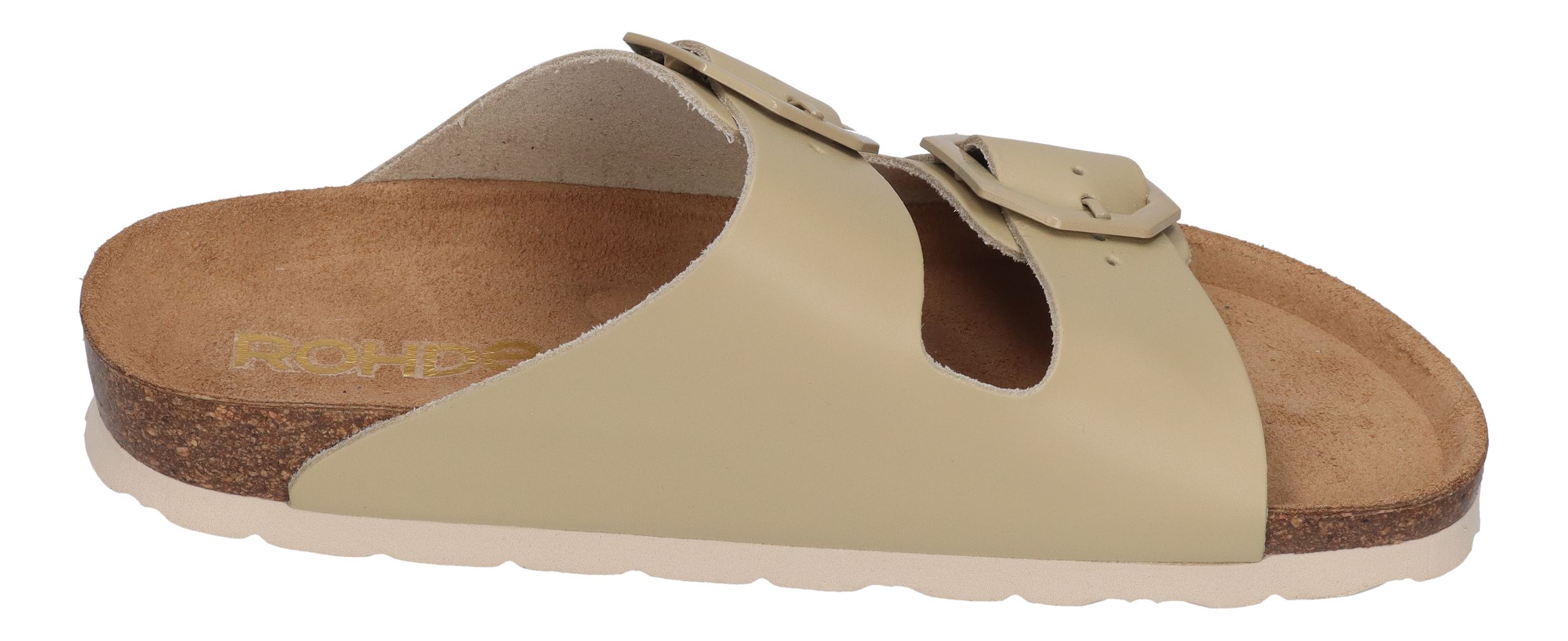 ROHDE Damenschuhe - Pantoletten ALBA - 5640 leinen