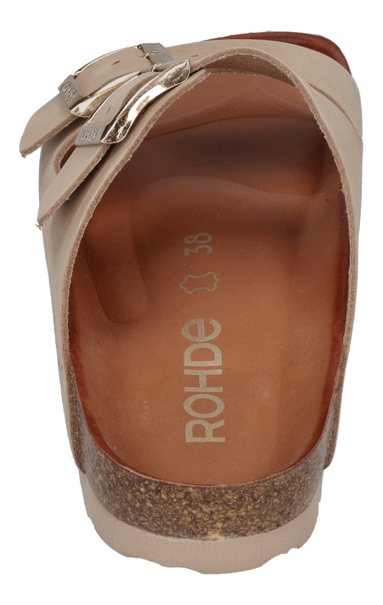ROHDE Damenschuhe - Pantoletten ALBA 5650 - sahara
