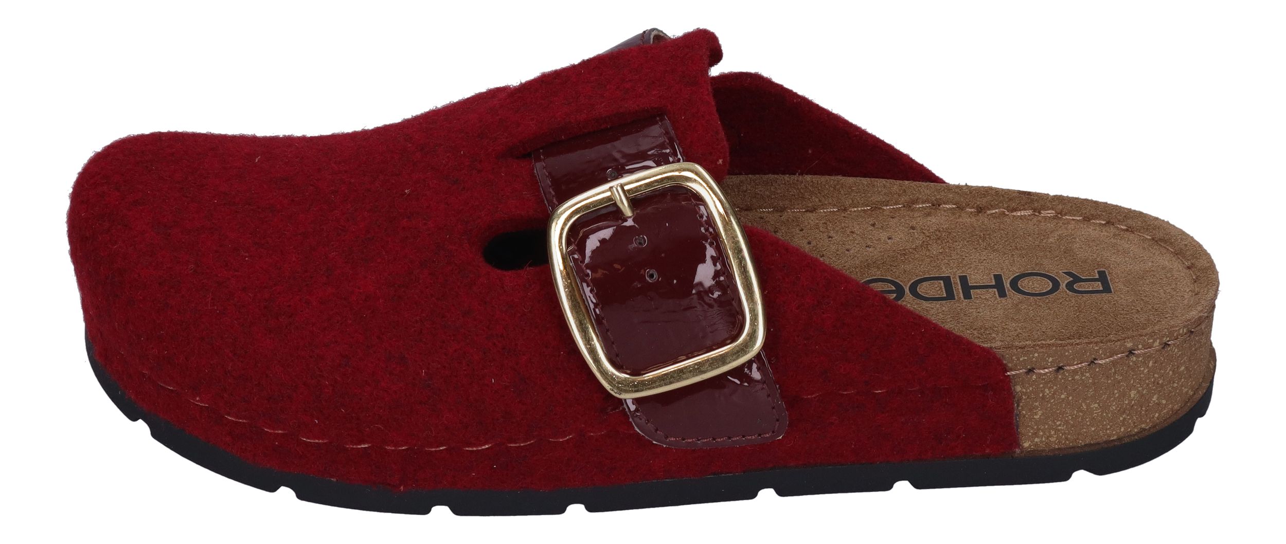 ROHDE Damenschuhe - Pantoletten D SOAVE 6012-48 weinrot