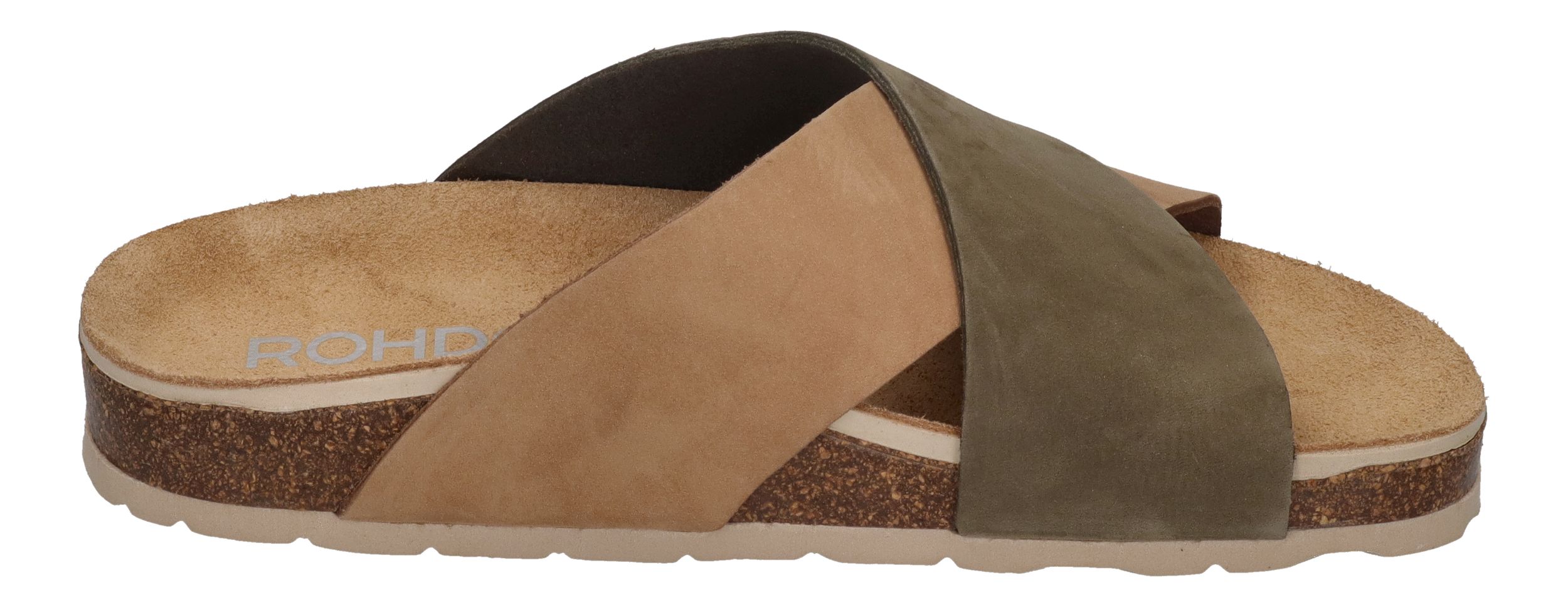 ROHDE Damenschuhe - Pantoletten ELBA 1713-61 - olive