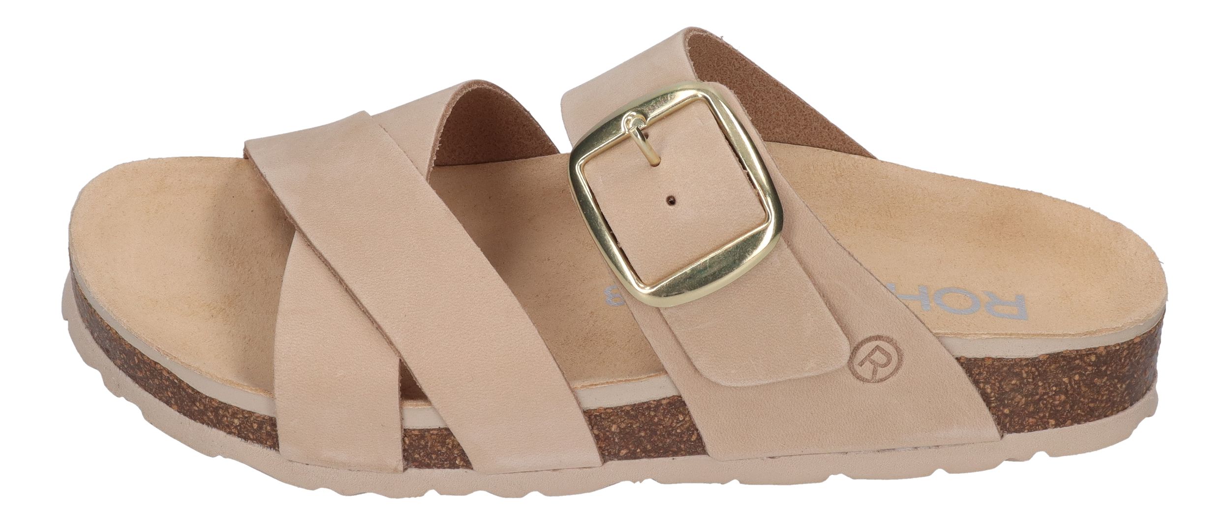 ROHDE Damenschuhe - Pantoletten ELBA 1715-16 - sahara