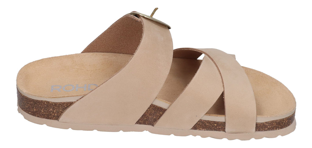ROHDE Damenschuhe - Pantoletten ELBA 1715-16 - sahara