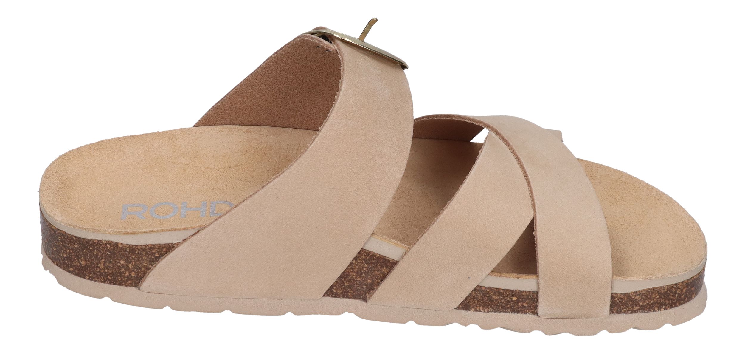 ROHDE Damenschuhe - Pantoletten ELBA 1715-16 - sahara