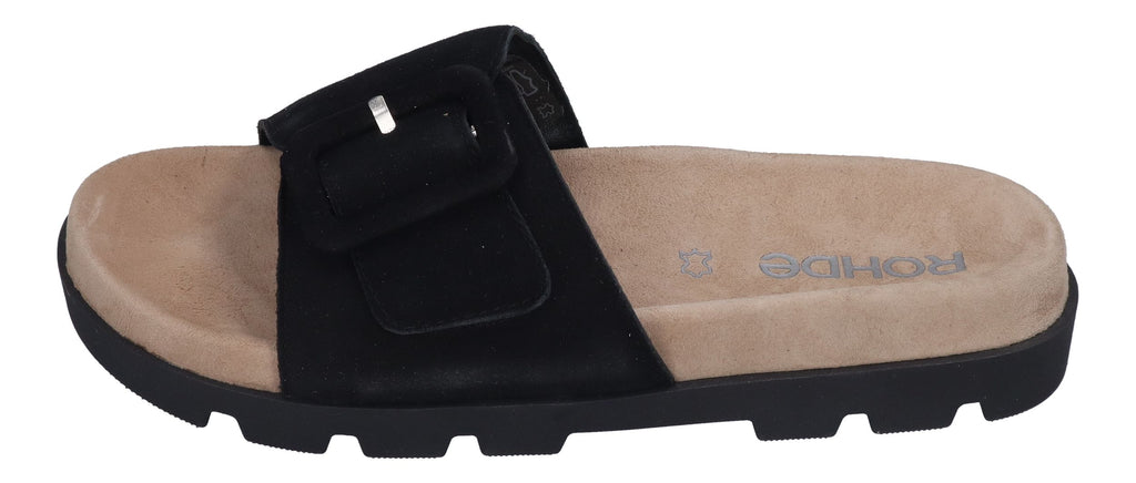 ROHDE Damenschuhe - Pantoletten VENEZIA 6311 - schwarz