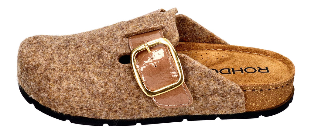 ROHDE Damenschuhe - Pantoletten D SOAVE 6012-17 leinen