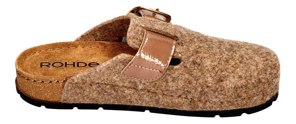 ROHDE Damenschuhe - Pantoletten D SOAVE 6012-17 leinen