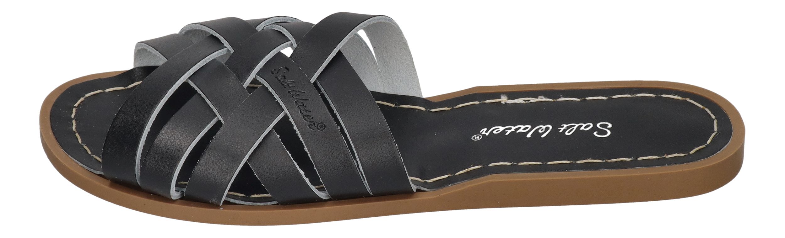 SALT WATER SANDALS - Pantoletten RETRO SLIDE 6606 black