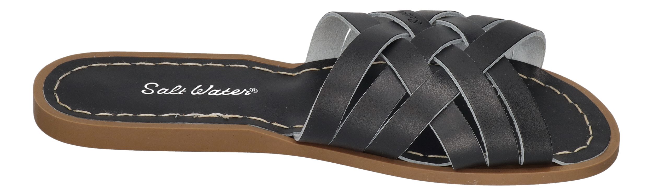 SALT WATER SANDALS - Pantoletten RETRO SLIDE 6606 black