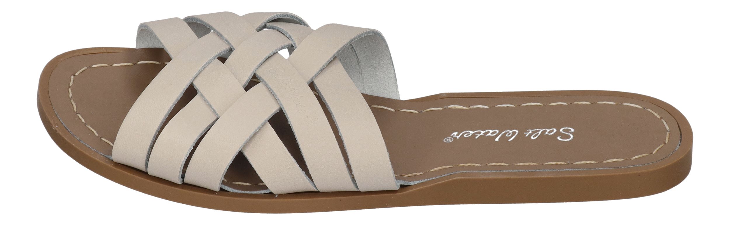 SALT WATER SANDALS - Pantoletten RETRO SLIDE 6633 stone