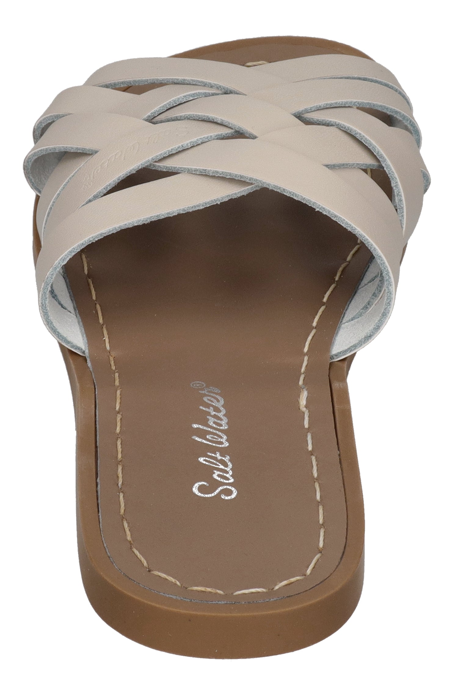 SALT WATER SANDALS - Pantoletten RETRO SLIDE 6633 stone