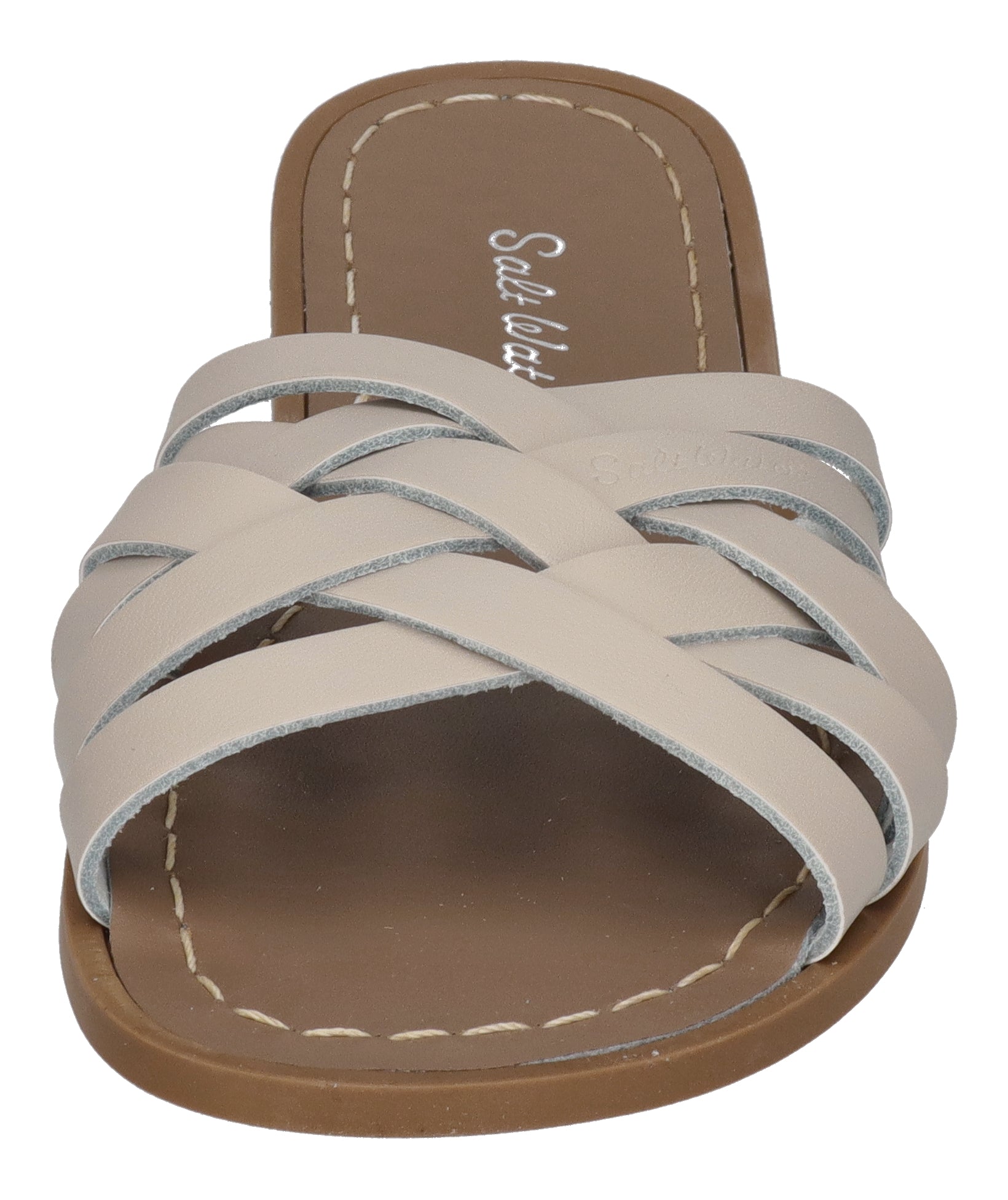 SALT WATER SANDALS - Pantoletten RETRO SLIDE 6633 stone