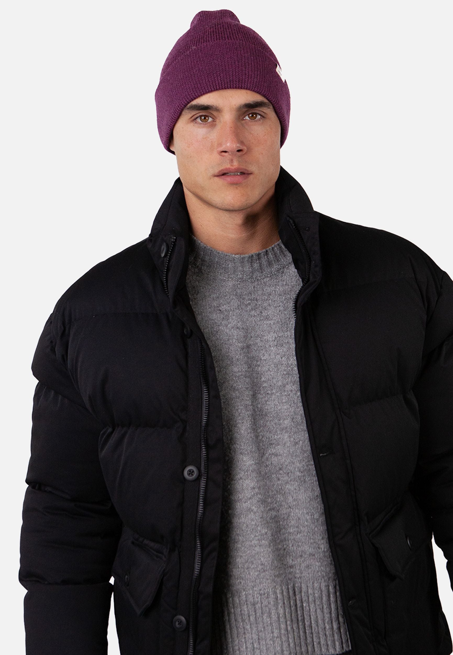 BARTS Uni-Mütze Beanie KINABALU aubergine