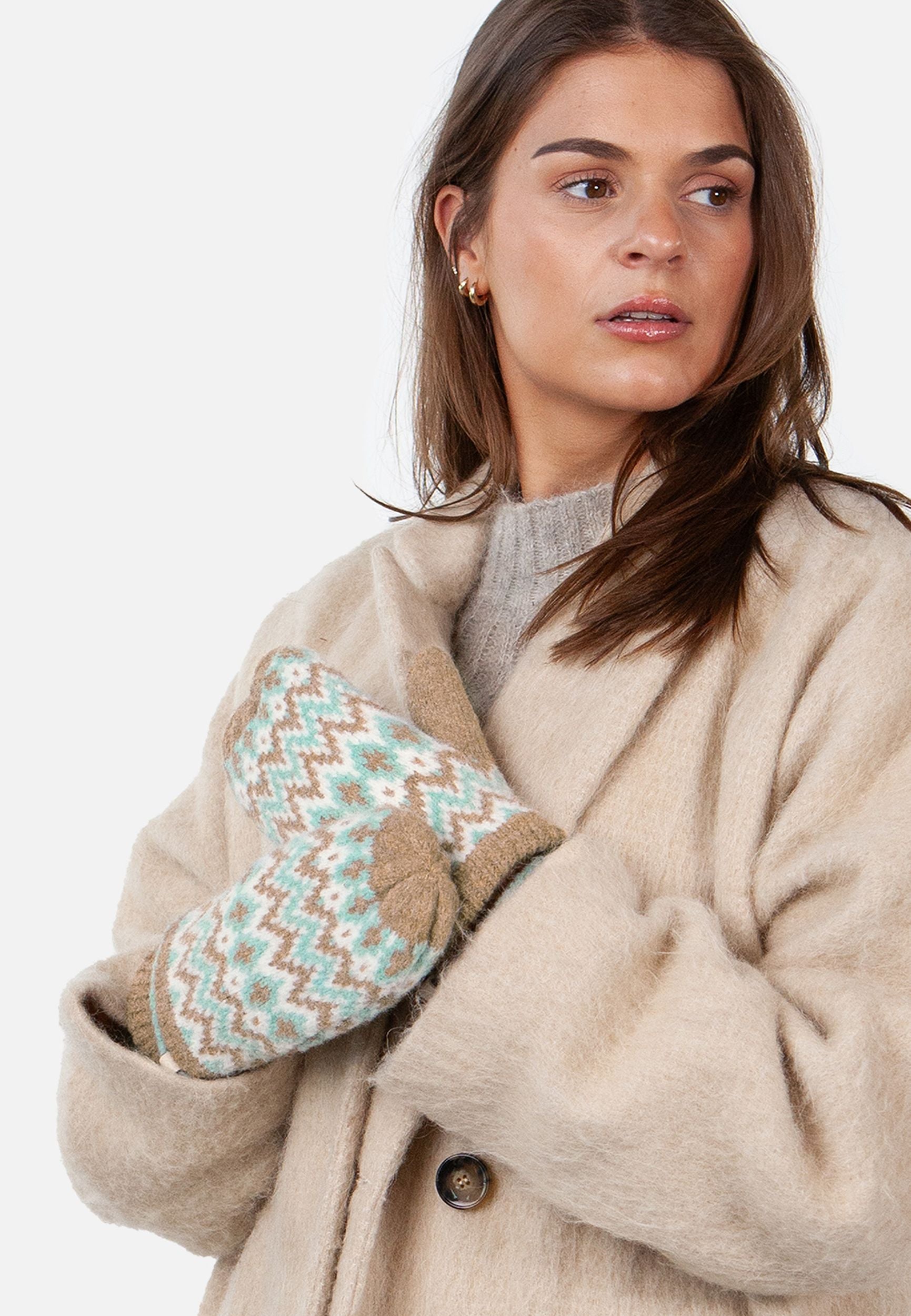 BARTS Damen Handschuhe Mitts NAKARAH light brown
