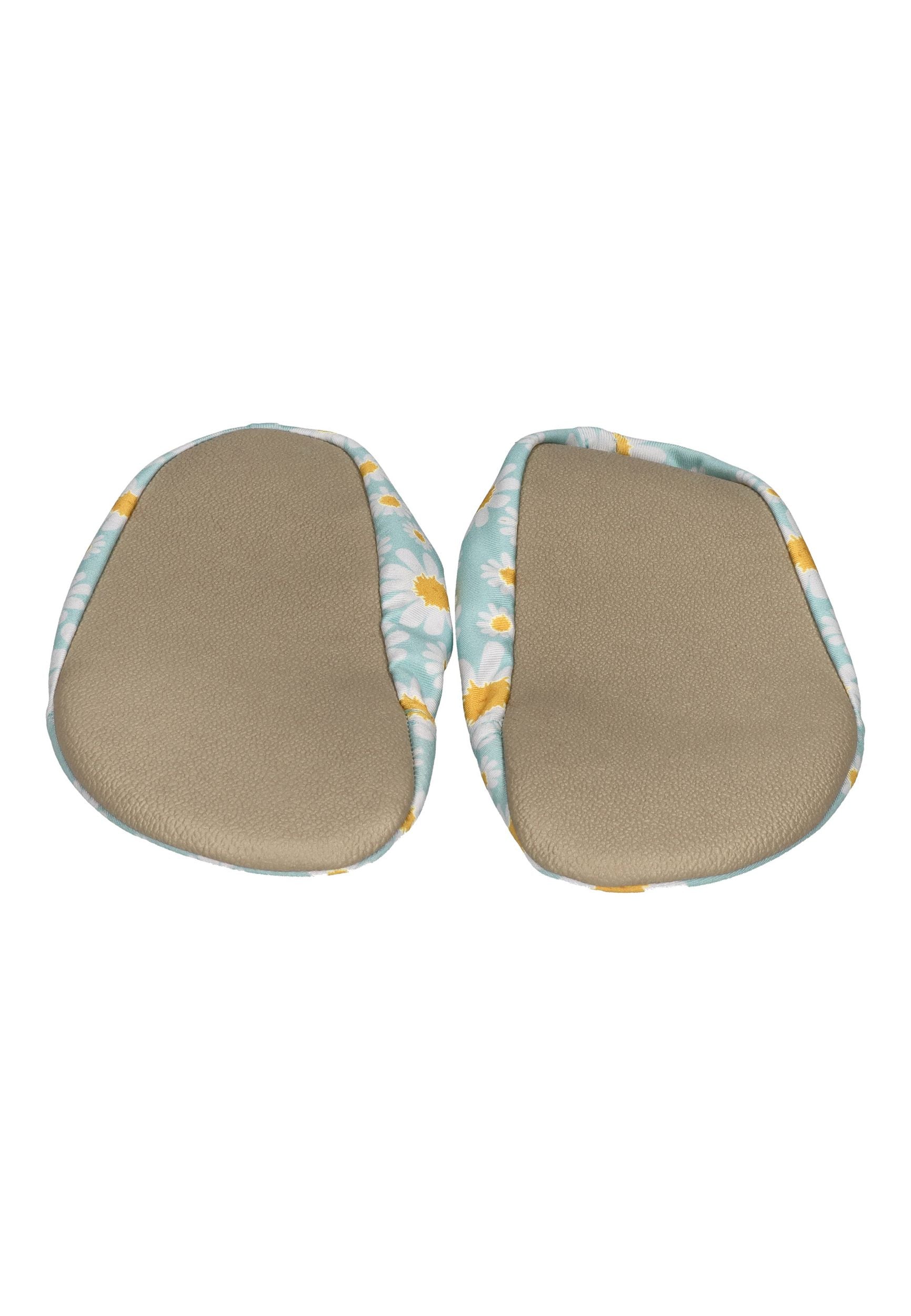 SLIPSTOP Kinder Hausschuhe Badeschuhe BOUQUET Margariten Mintgrün