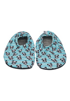 SLIPSTOP Hausschuhe Badeschuhe CUBS BLUE Panda hellblau