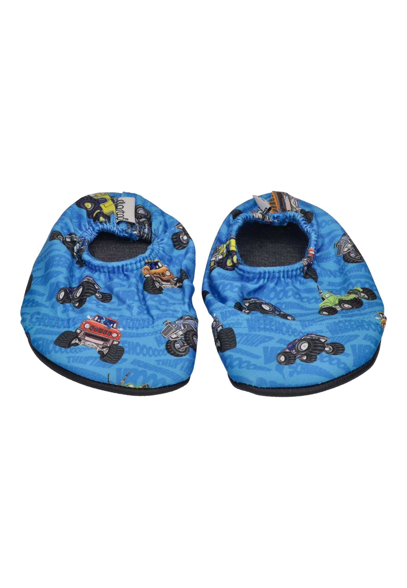 SLIPSTOP Kinder Hausschuhe Badeschuhe BOGIE Trucks blue