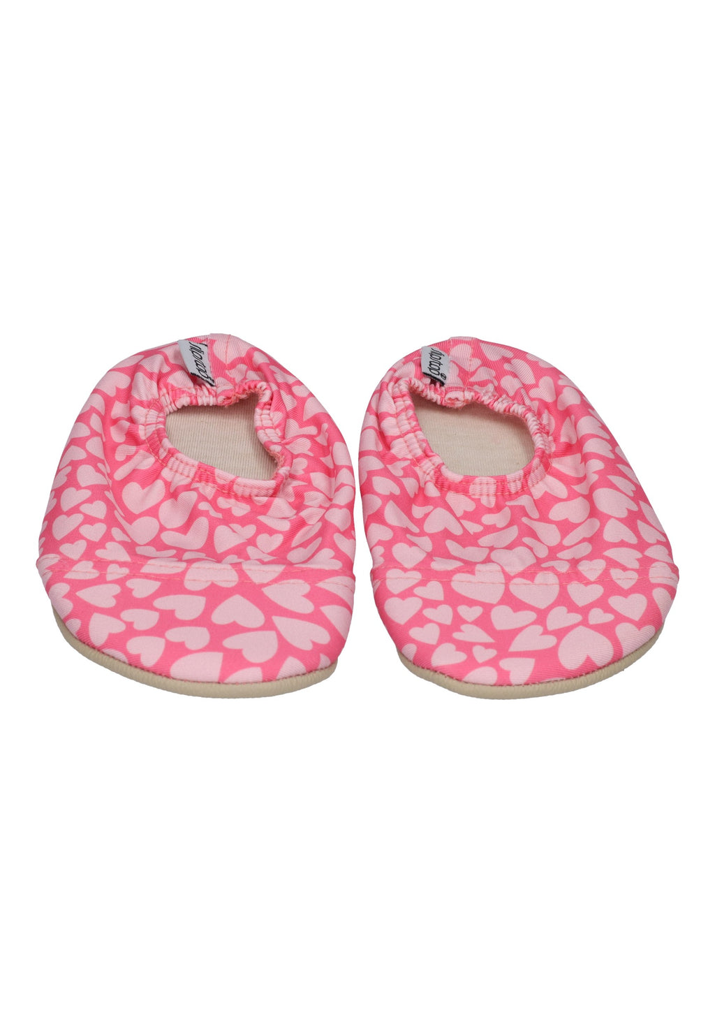 SLIPSTOP Kinder Hausschuhe Badeschuhe CHERISH Herzen Rosa