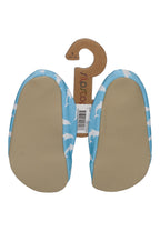 SLIPSTOP Kinder Hausschuhe Badeschuhe DORADO Delfine Hellblau