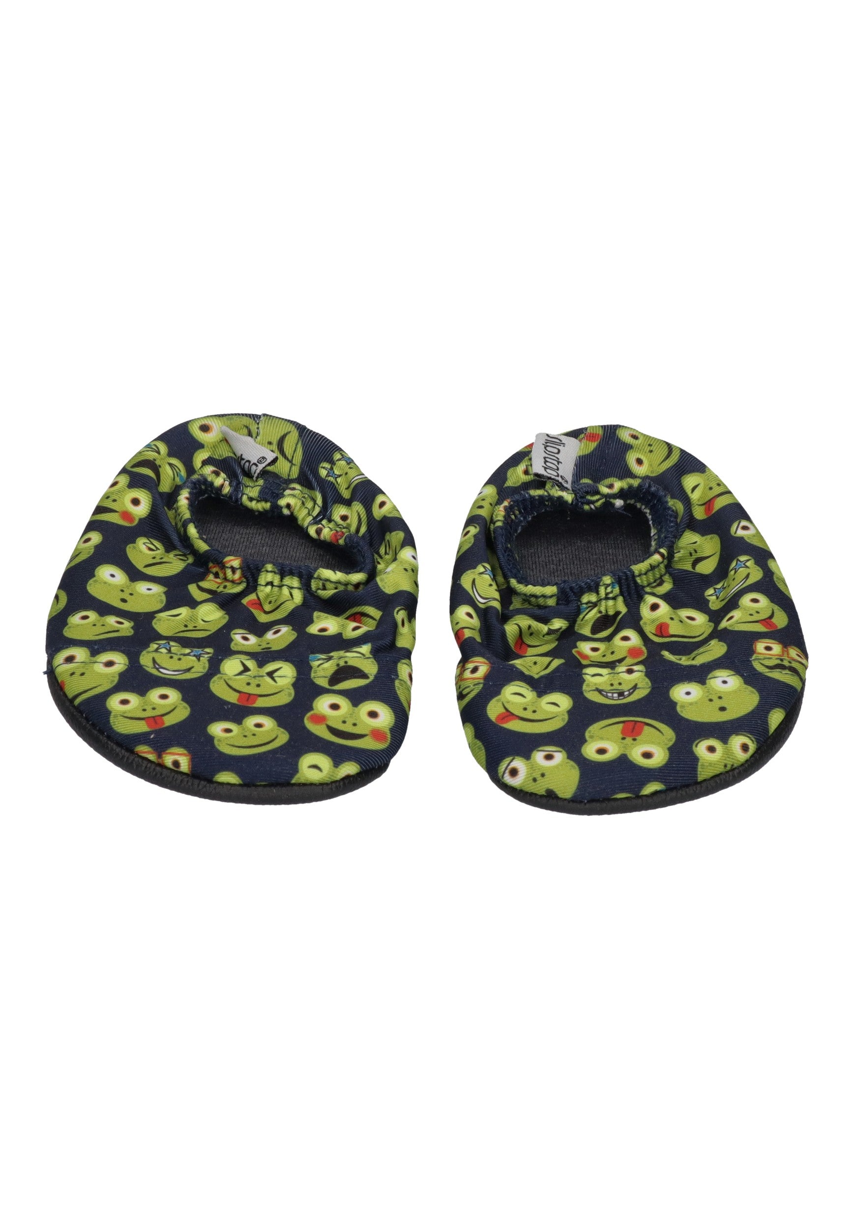 SLIPSTOP Kinder Hausschuhe Badeschuhe FROG - blue green