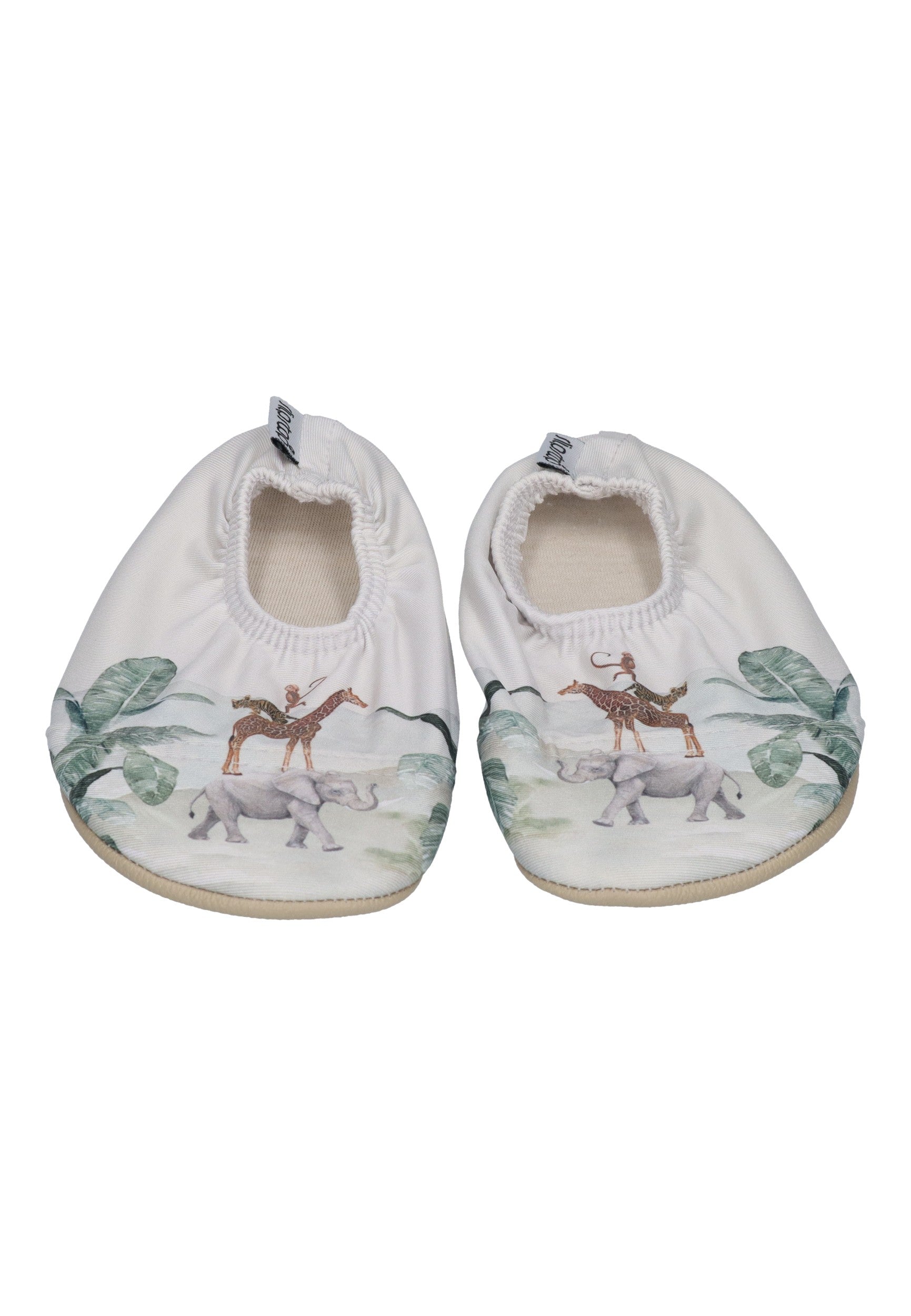 SLIPSTOP Kinder Hausschuhe Badeschuhe JUMANJI  Weiß
