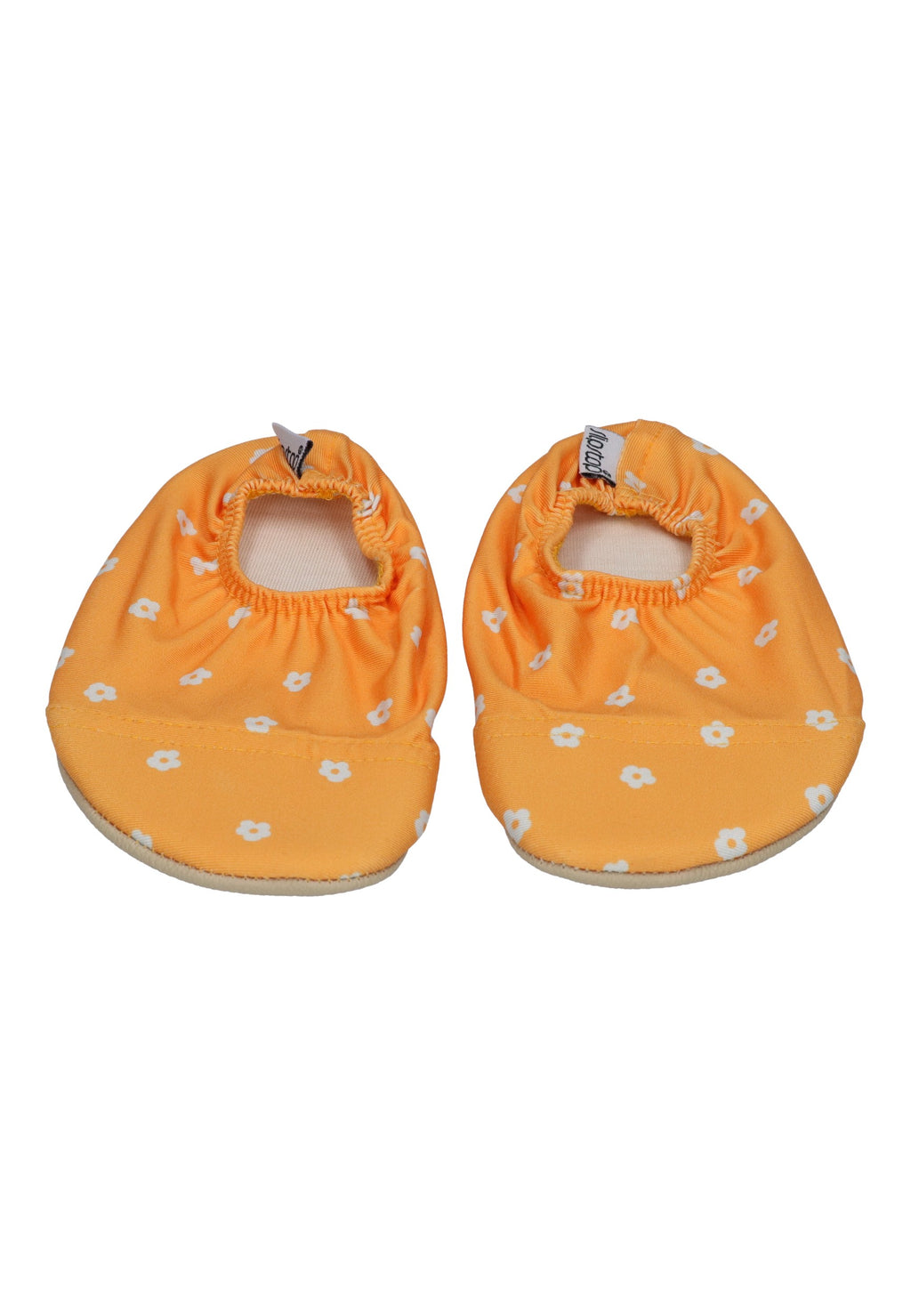 SLIPSTOP Kinder Hausschuhe Badeschuhe MARBELLA Blume yellow