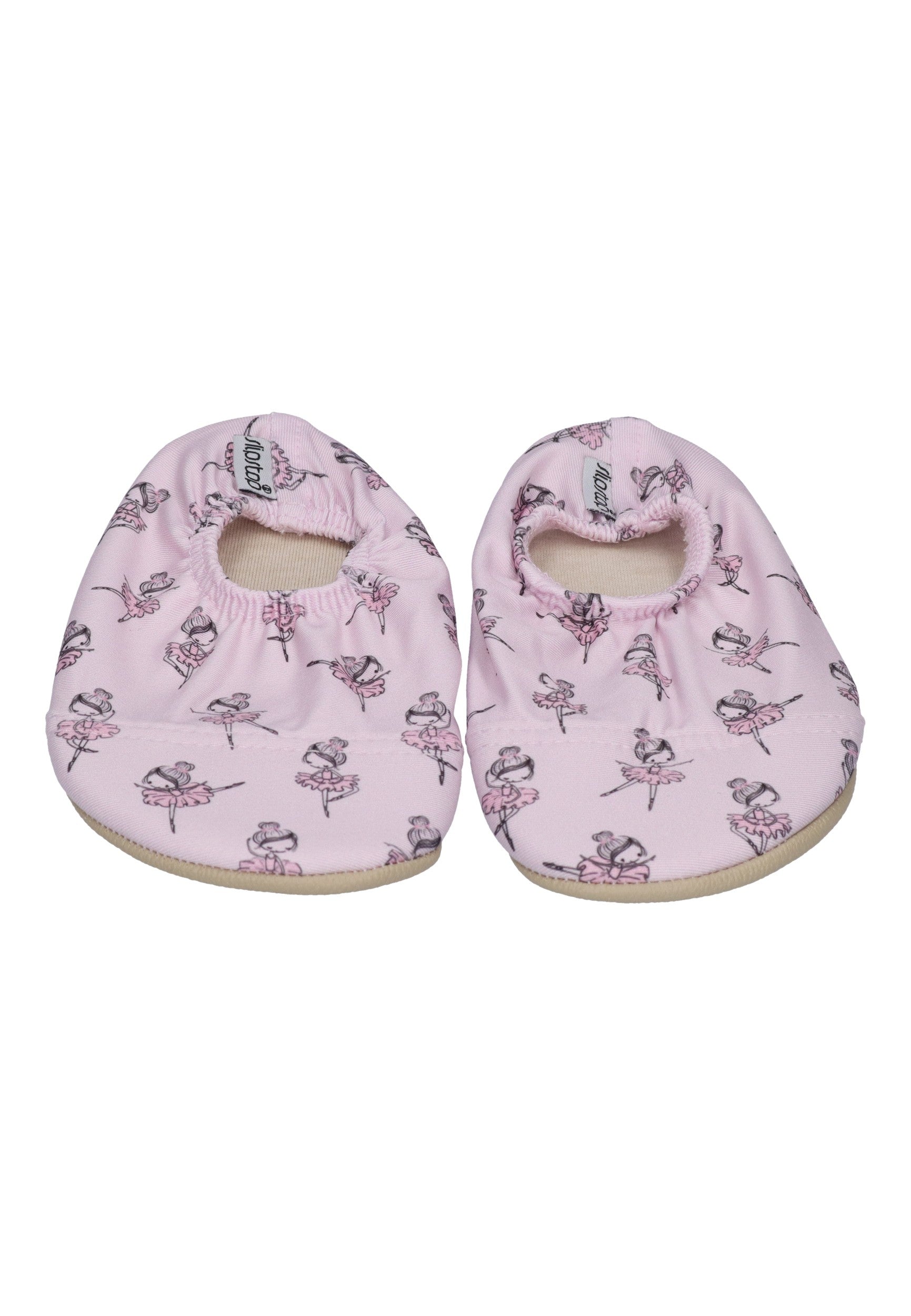 SLIPSTOP Kinder Hausschuhe Badeschuhe PLIE Ballerinas Rosa