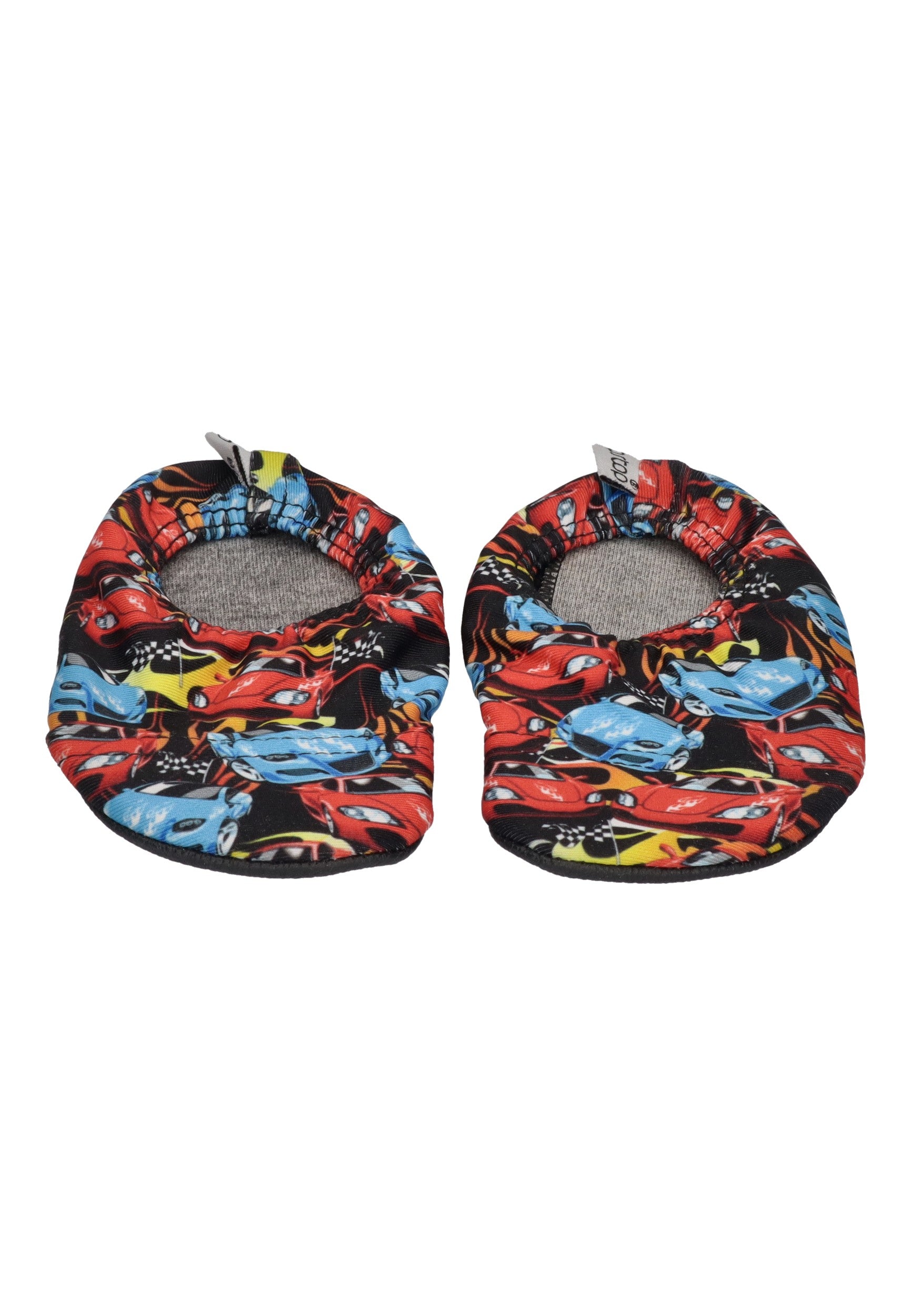SLIPSTOP Kinder Hausschuhe Badeschuhe RACING Rennautos