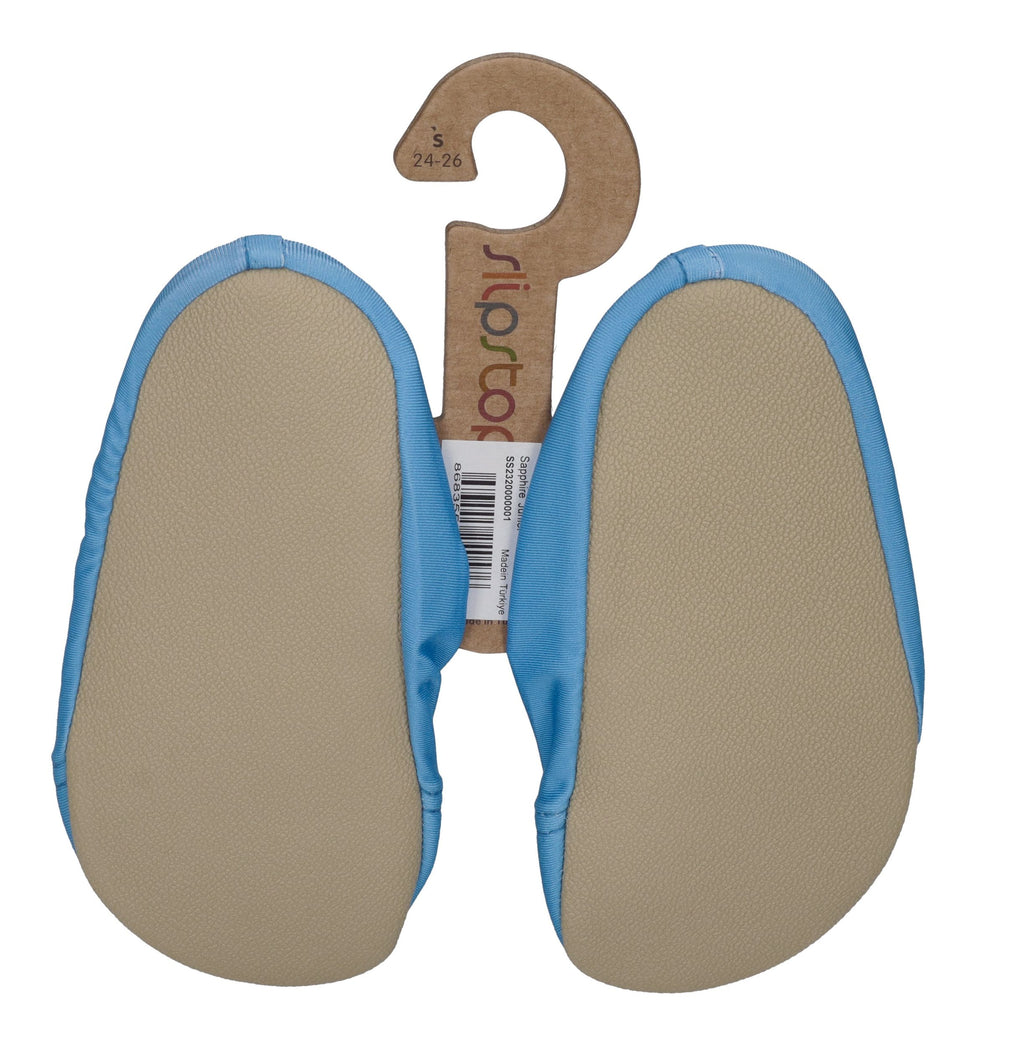 SLIPSTOP Kinder Hausschuhe Badeschuhe SAPPHIRE Blau