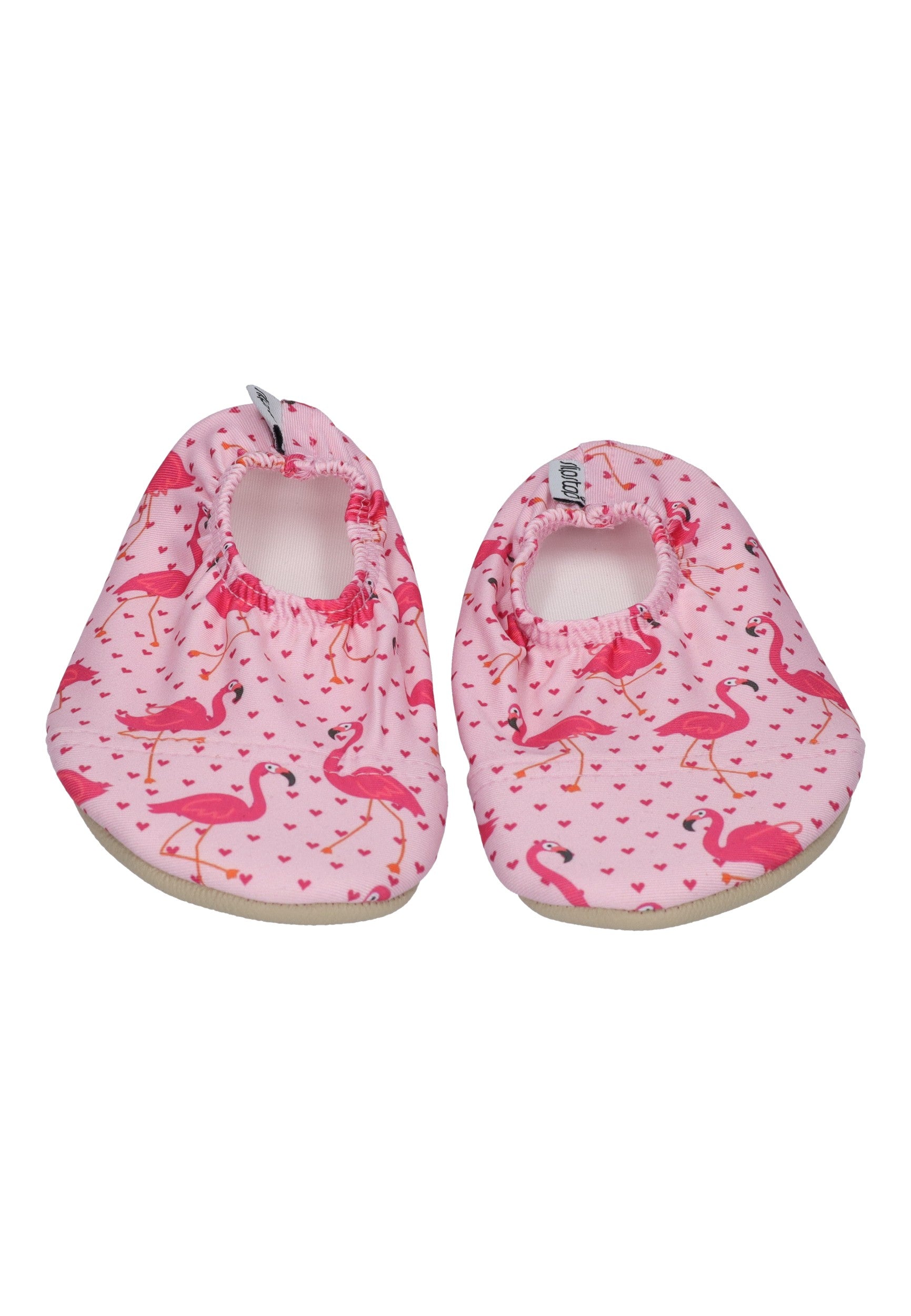SLIPSTOP Kinder Hausschuhe Badeschuhe SISI Flamingos Rosa