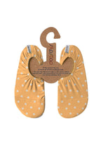 SLIPSTOP Kinder Hausschuhe Badeschuhe MARBELLA Blume yellow
