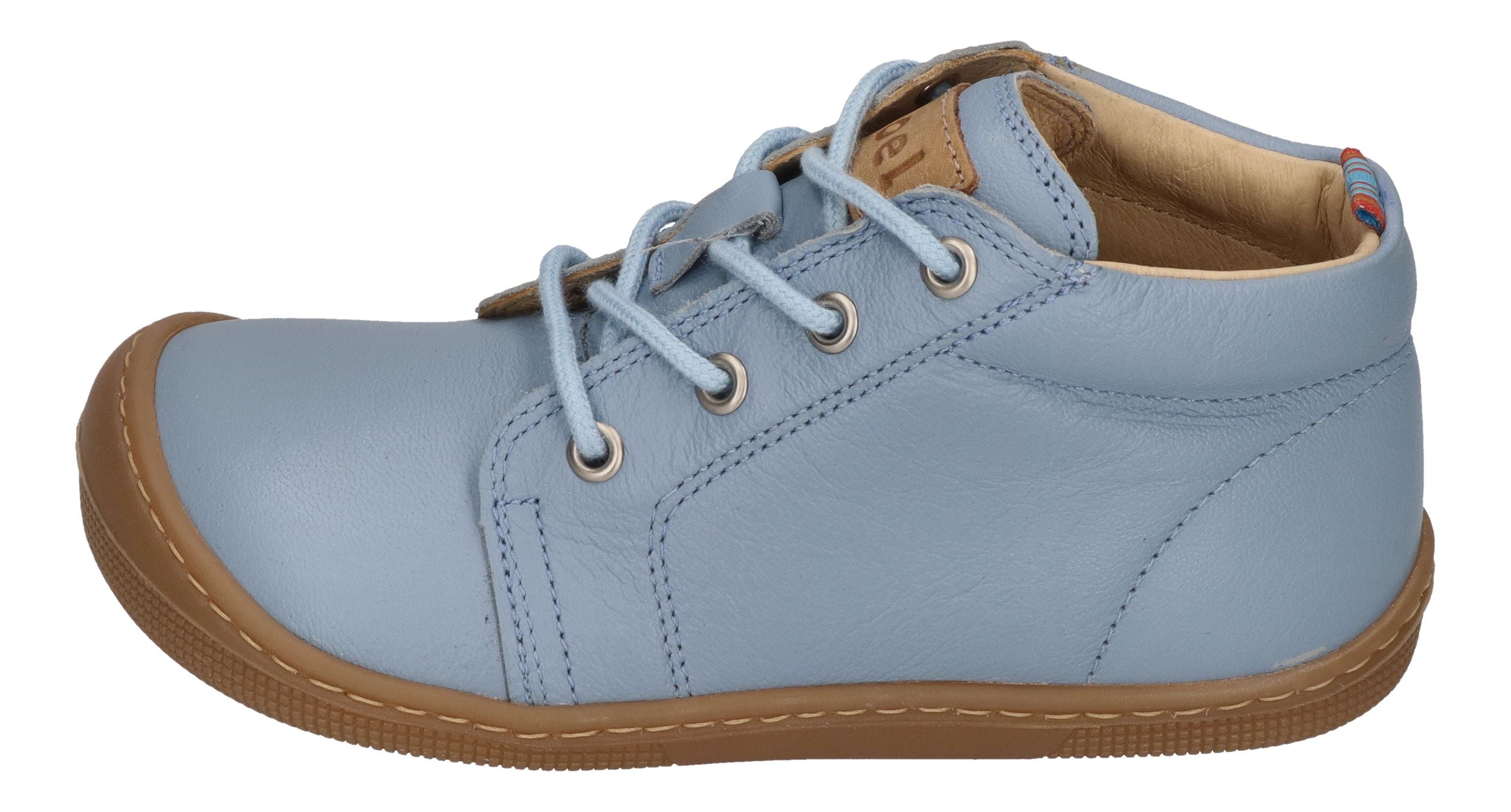 KOEL Barefoot Kinderschuhe Schnürer DELI NAPA - celeste