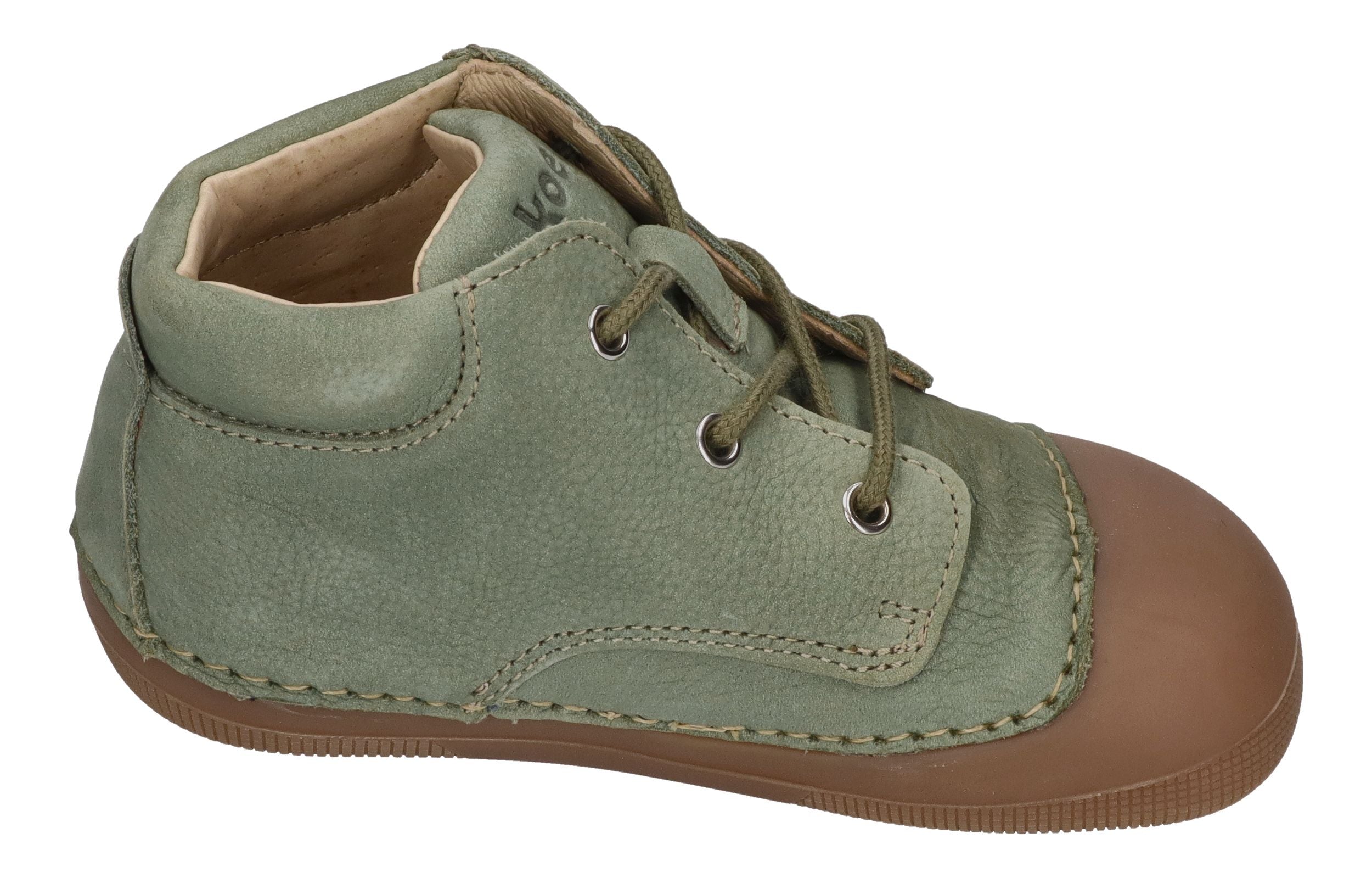 KOEL Barefoot Kinderschuhe Sneakers AVERY LEATHER olive
