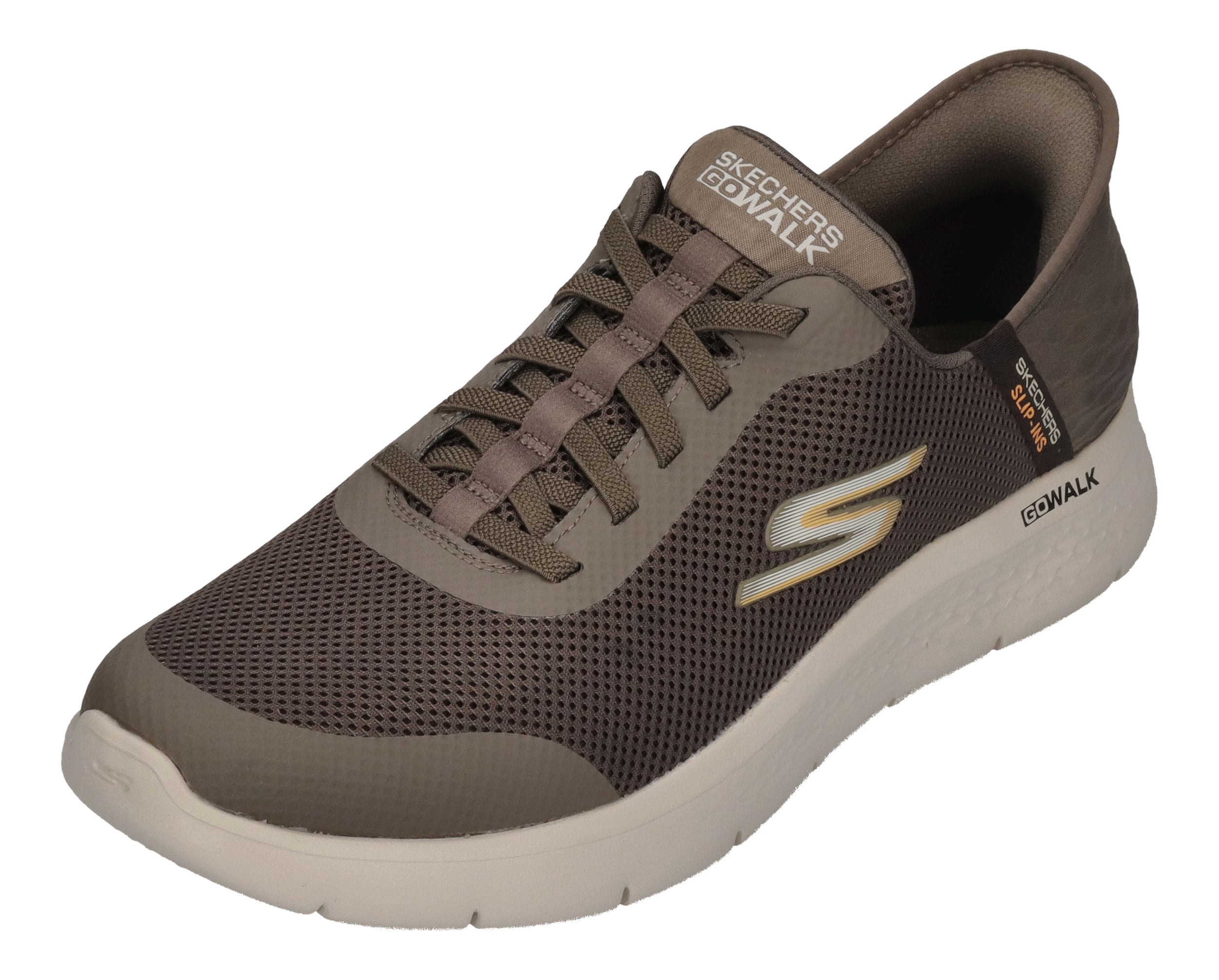 SKECHERS in Übergröße GO WALK FLEX HANDS UP 216324 BRN