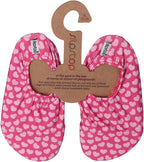 SLIPSTOP Kinder Hausschuhe Badeschuhe DREAM Herzchen rosa-0