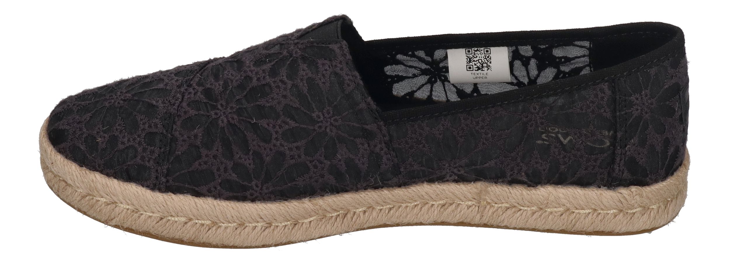 TOMS Damen - ALPARGATA ROPE 2.0 10020684 - black floral
