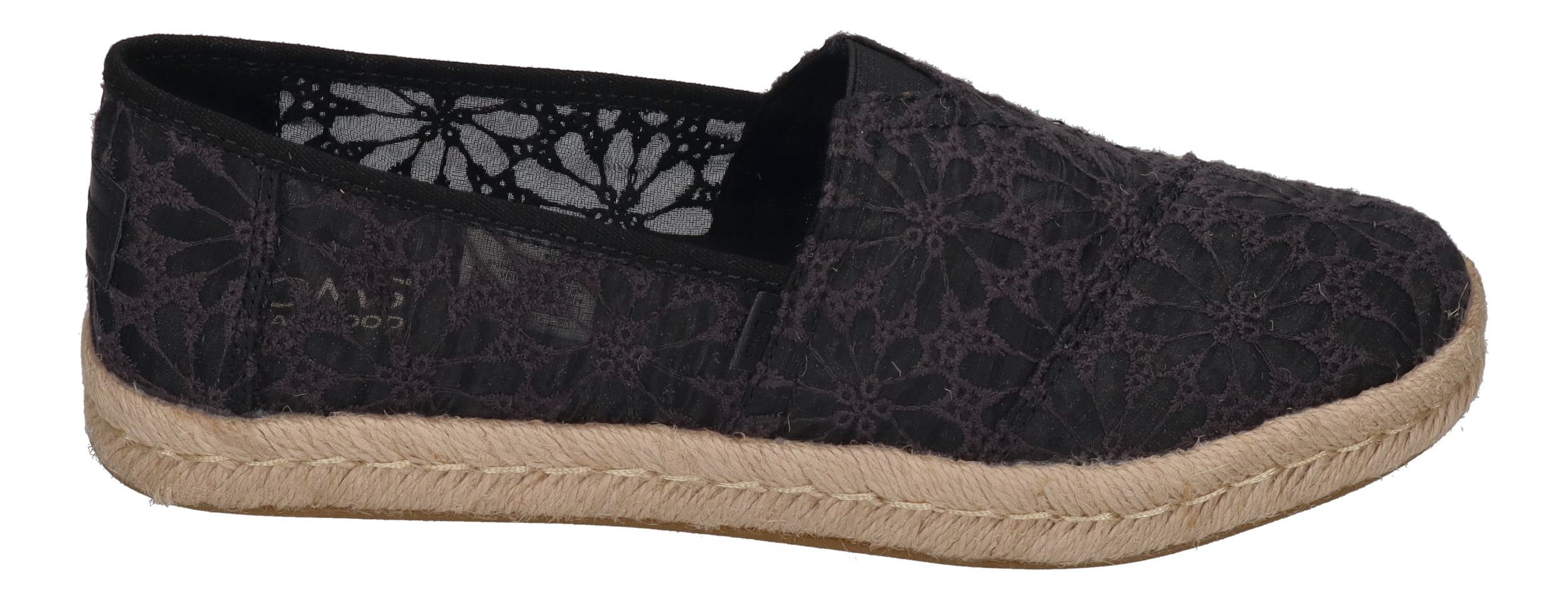 TOMS Damen - ALPARGATA ROPE 2.0 10020684 - black floral