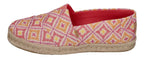 TOMS Damen - ALPARGATA ROPE 2.0 10020707 - pink geometrie