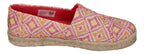 TOMS Damen - ALPARGATA ROPE 2.0 10020707 - pink geometrie