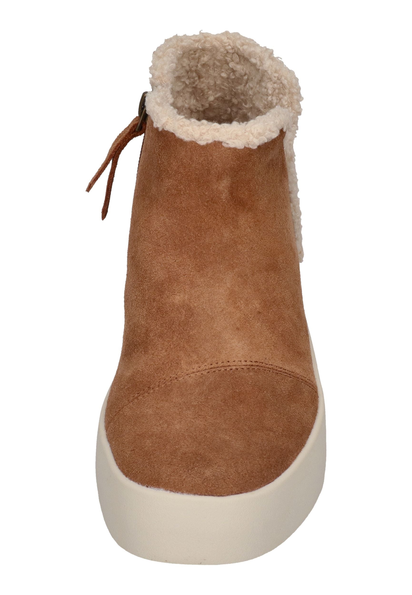 TOMS Damen Booties VERONA MID FAUX 10021437 brown sugar suede