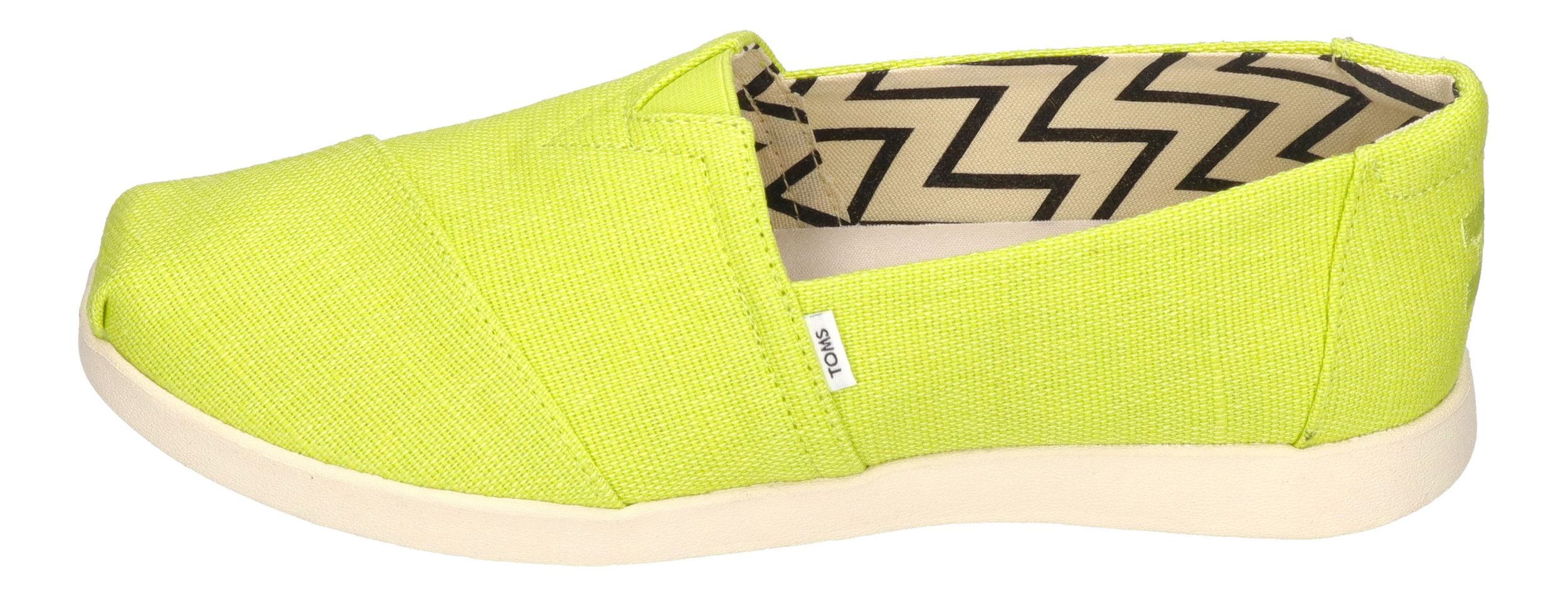 TOMS Damen Espadrilles - ALPARGATA PLUS 10021924 - bright lime heritage