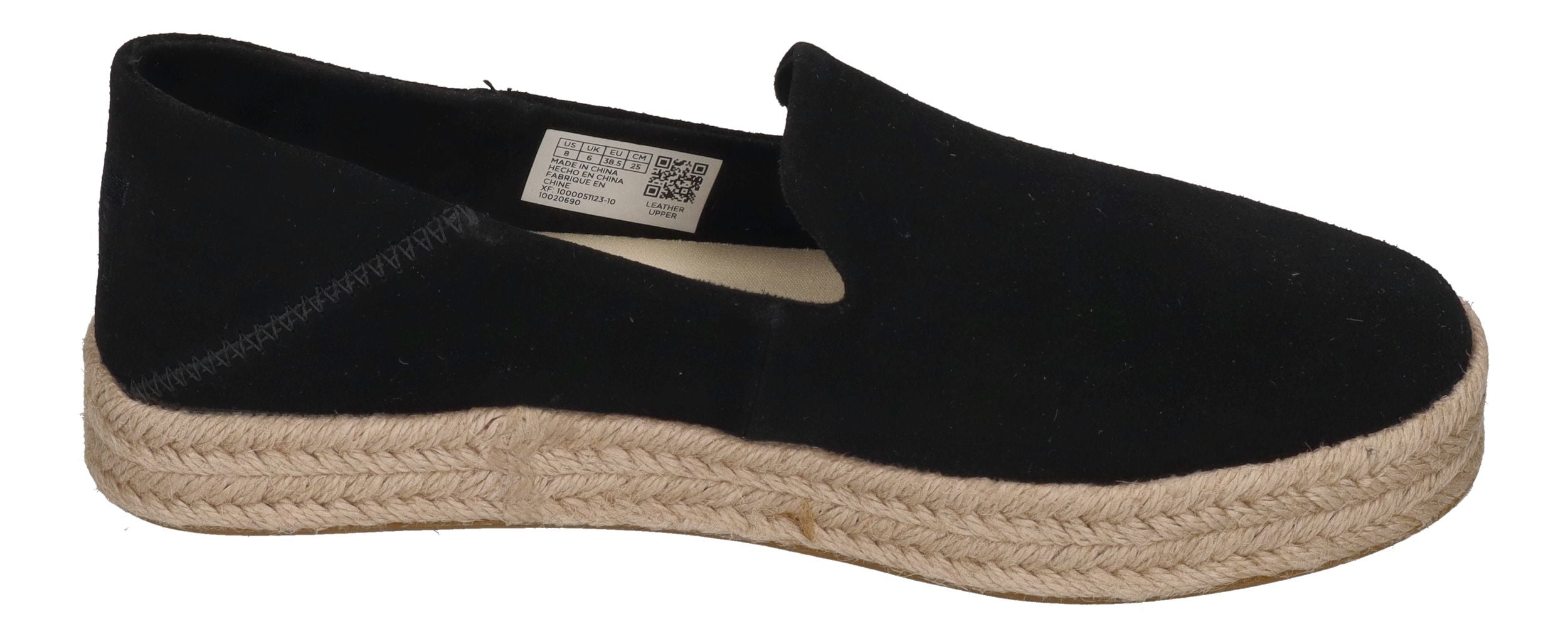 TOMS Damen Espadrilles - CAROLINA 10020690 - black suede