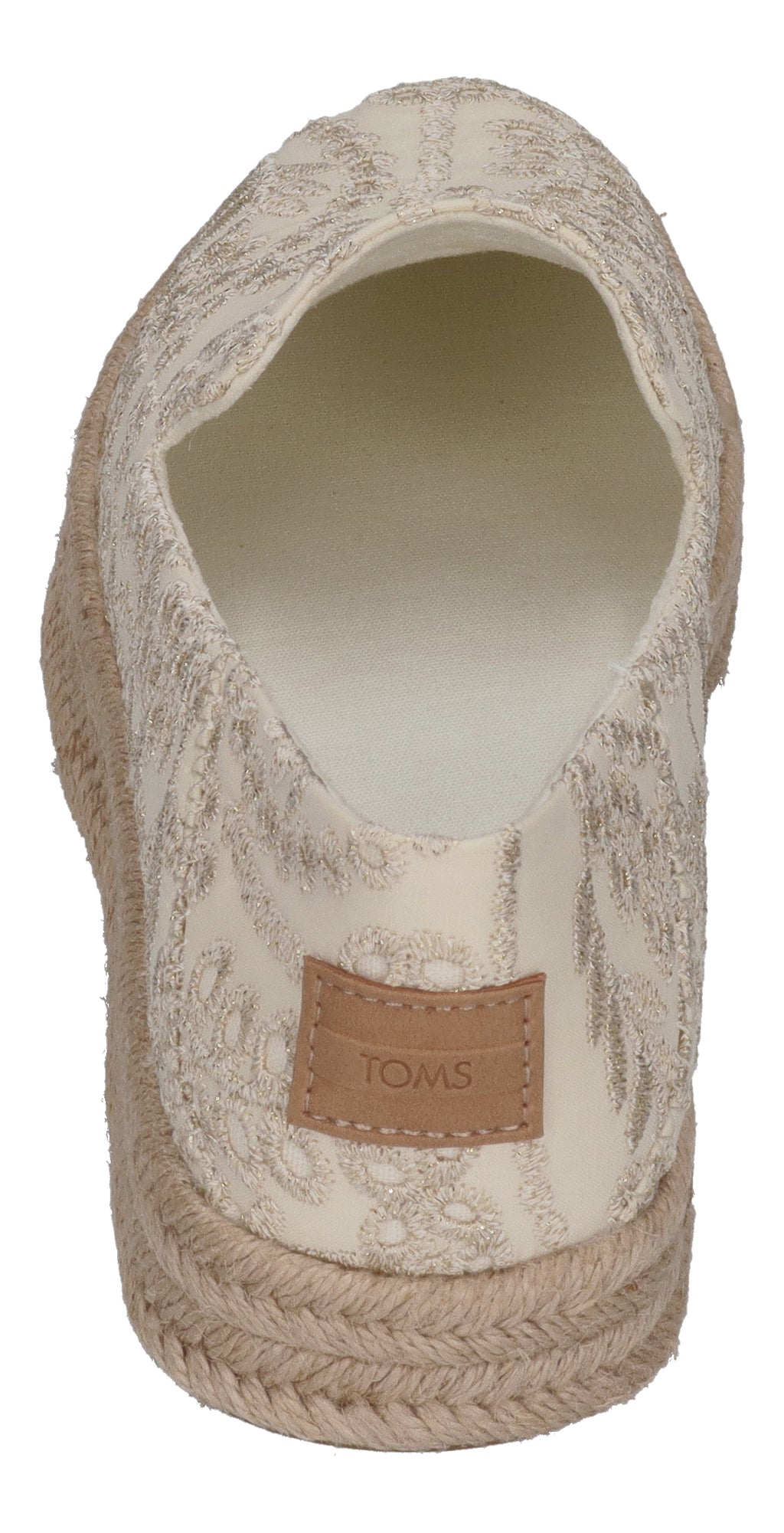 TOMS Damen Espadrilles - CAROLINA 10021854 - egret botanical eyelet