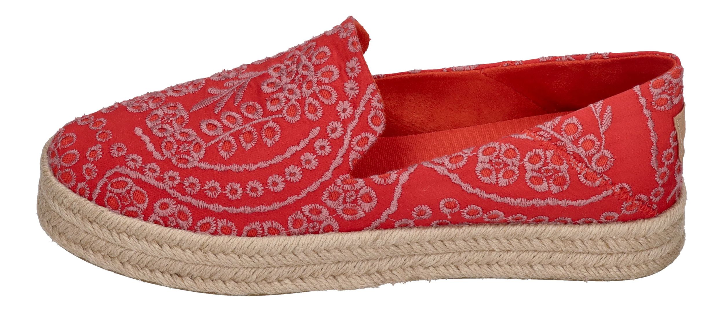 TOMS Damen Espadrilles - CAROLINA 10021871 - flame botanical eyelet