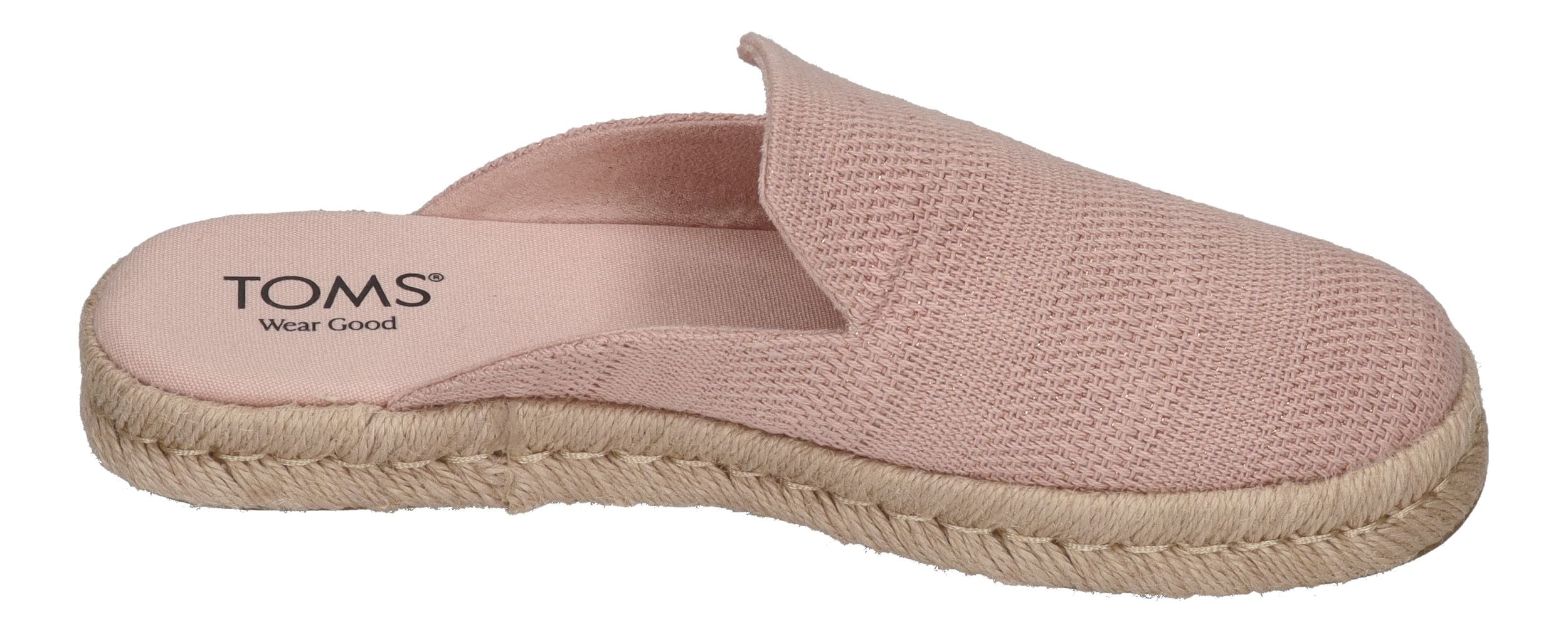 TOMS Damen Espadrilles SANTIAGO MULE 10021852 - pale rose metallic