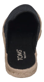 TOMS Damen Espadrilles SANTIAGO MULE 10021880 - black metallic