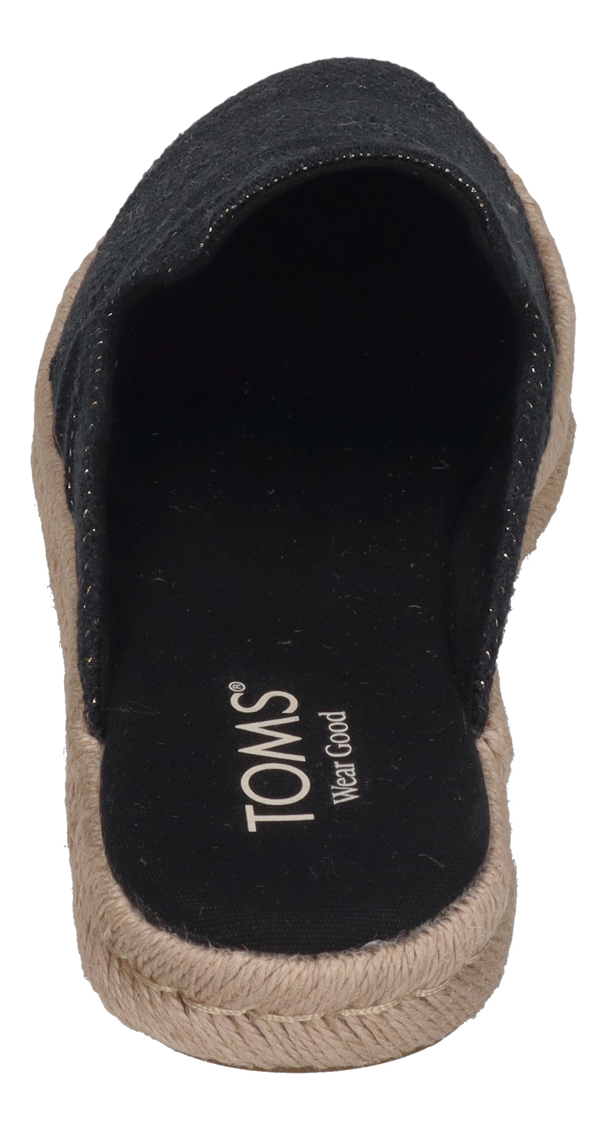 TOMS Damen Espadrilles SANTIAGO MULE 10021880 - black metallic