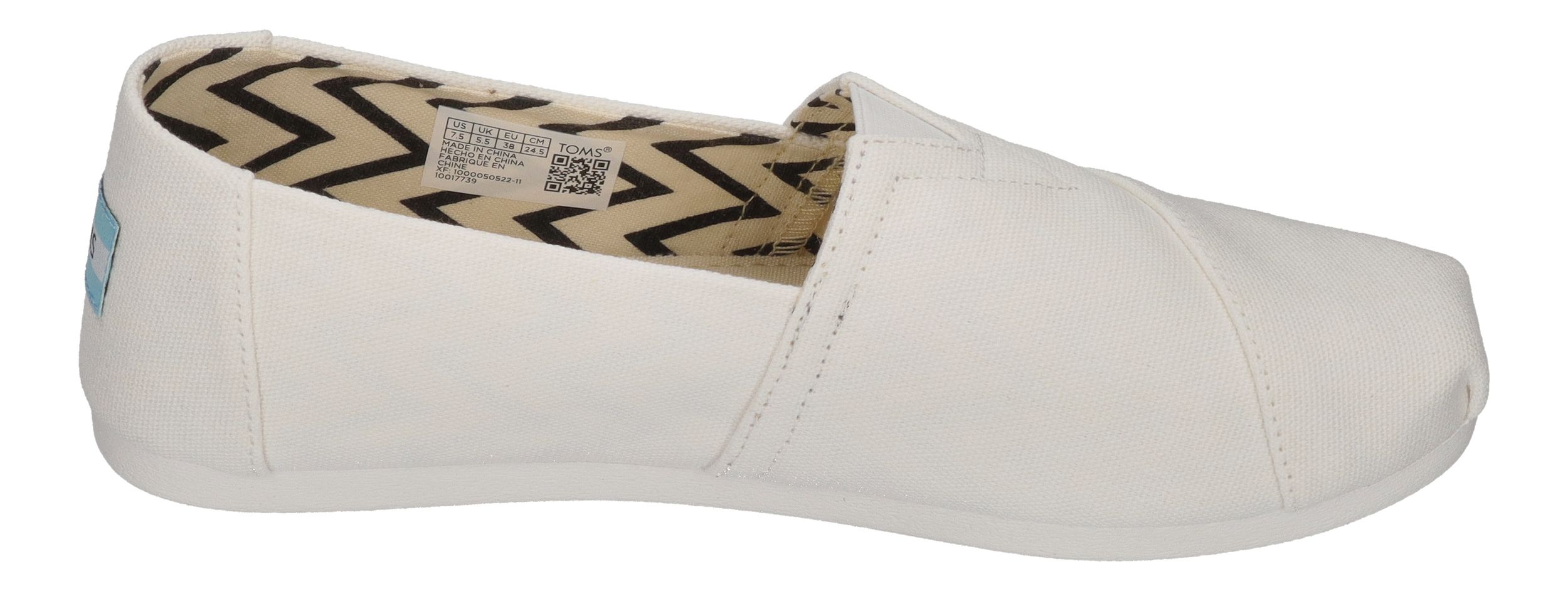TOMS Damen Espadrilles - ALPARGATA 10017739 - white recycled